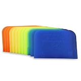 thumbnail of Einfache Teigkarte 12 Stück Teigschaber, Teigschaberkarte oder Teigbrotschneider zum Backen aus Kunststoff Schüsselschaber, Scraper zum Glattstreichen