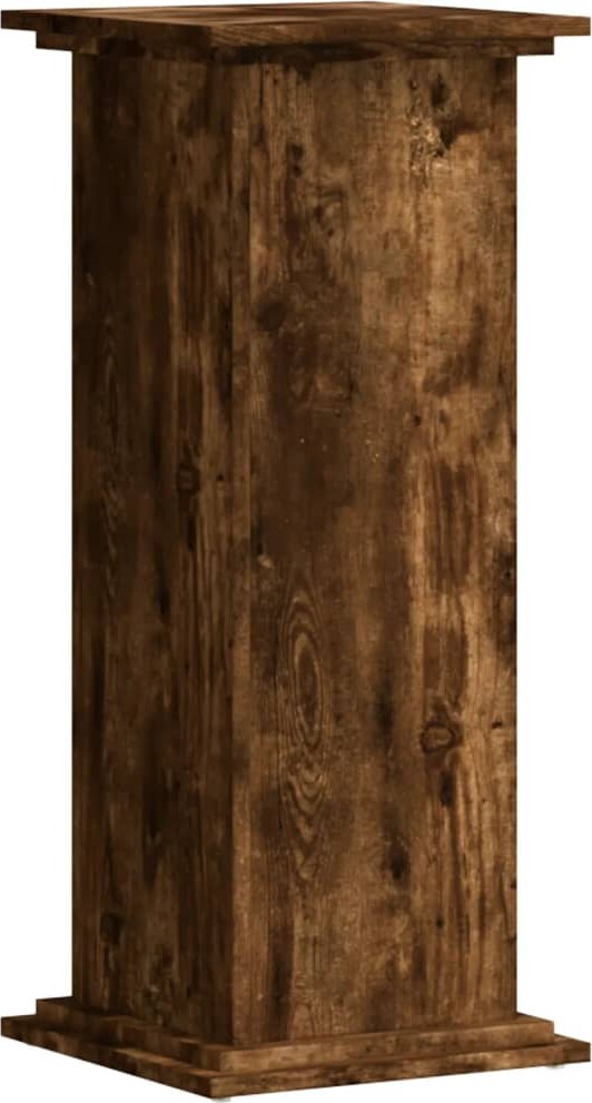 vidaXL Pflanzenständer Räuchereiche 33x33x80 cm Holzwerkstoff