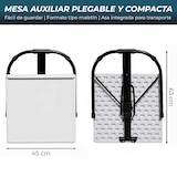 thumbnail of YOEVU - Mesa Auxiliar Plegable Forma de C, Altura Ajustable 63-76 cm, 3 Ángulos Ajustables, para Ordenador Portátil, Lectura