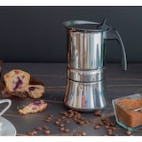 thumbnail of FAGOR Etnica Cafetera Italiana Inducción 4 Tazas Café,  Acero Inoxidable, Todo Tipo Cocinas, Vitrocerámica Acero Inoxidable