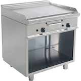 thumbnail of Gasgrillplaat met open onderbouw model E7/Ktg2Bal, afmetingen: B 800, bakplaat: 795 XT 700, bakplaat: 530 XH 850