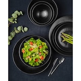 thumbnail of FHC - 12Pcs - Black Phoenix assiette creuse noire ré-employable - Ø 22,7cm, 950ml