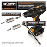 thumbnail of Brandson Premium Universal Schlüssel - Universal Steckschlüssel Multifunktions Nuss Bit Adapter - Powergrip Universalschlüssel