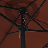 thumbnail of vidaXL Parasol met aluminium paal 460x270 cm terracotta