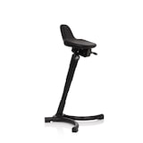 thumbnail of Taburete / silla de trabajo TOP WORK 34 PU negro espuma marco métalico hjh OFFICE