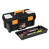 thumbnail of Caixa de ferramentas em polipropileno 18 "L 450 x P 238 x A 210 mm, 2 organizadores na tampa + bandeja interior