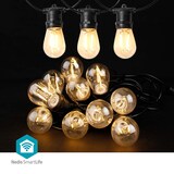 thumbnail of Nedis SmartLife-Dekorationsleuchten - Party-Lichter - Wi-Fi - Warmweiss - 10 LED's - 9.00 m - Android - Lampendurchmesser: 45 mm