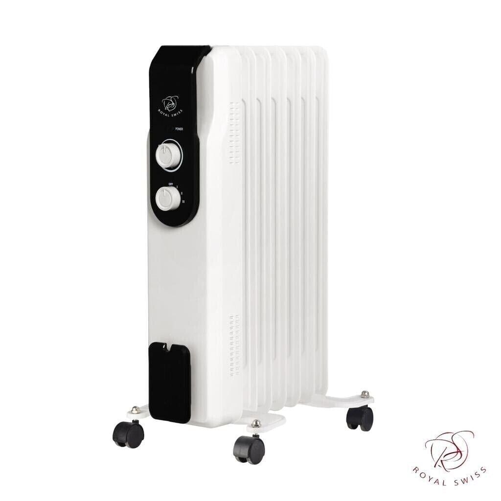 Ölradiator Elektroheizung 1500W 7 Rippen Heizkörper Heizung