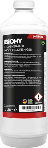 thumbnail of BiOHY Glaskeramik Kochfeldreiniger (3x1l Flasche) | Optimal zur Reinigung und Pflege von Kochfeld und Induktion | Geeignet für ALLE GERÄTE