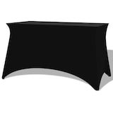 thumbnail of vidaXL Stretch-Tischhusse 2 Stk. 183 x 76 x 74 cm Schwarz