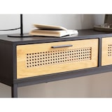 thumbnail of Konsolentisch FineBuy Anrichte 100 cm Ablagetisch Flurtisch Wiener Geflecht