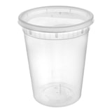 thumbnail of MONOUSO - PP-Schalen met Deckel Transparent “Deli Range” 920ml Ø12cm (40 Stück)