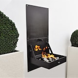 thumbnail of MF - WALL iBBQ Modell Holz- und Holzkohlegrill mit Schutzplatte (Schwarz - 58,5 x 57 x 114 cm) REF: 4200/2