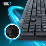 thumbnail of NGS Funky V3 - Teclado (AZERTY Francés) USB con 12 Teclas Multimedia, Cable de 140cm y Función Plug&Play