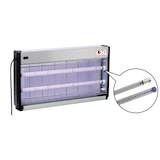 thumbnail of L2G - IC40L - Insectocutor eléctrico, exterminador de insectos electrico con 2 tubos led 2×9 w, cobertura 150 metros cuadrados, en aluminio