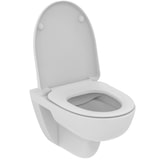 thumbnail of Ideal Standard i.life A WC-Set, Wandtiefspül-WC mit Absenkautomatik, Rundes Design, Alpin Weiß