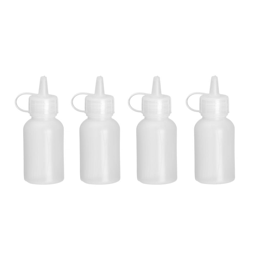 Mini dispensador de salsas - conjunto de 4 unidades., HENDI, 0,03L, Transparente, ⌀30x(H)85mm