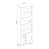 thumbnail of Dmora Armadio multiuso Suretta, Mobile multifunzione portaoggetti, Guardaroba a 2 ante, 61x35h190 cm, Bianco