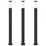 thumbnail of vidaXL Pollerleuchten 3er 110 cm Edelstahl IP44