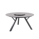 thumbnail of Mesa de exterior, Redonda, Alumínio, Cor Antracite, Mesa: 135 cm de diâmetro