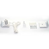 thumbnail of 4er-Set Rollo HWC-D52, Fensterrollo Seitenzugrollo Jalousie, 100x160cm Sonnenschutz blickdicht ~ grau/weiß