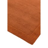 thumbnail of Wollteppich handgewebt strukturiert | 200x290cm, Florhöhe 0,9cm, Gesamthöhe 1,9cm | Terrakotta | raumgestaltend | Wohnzimmer | STOW | Kadima Design