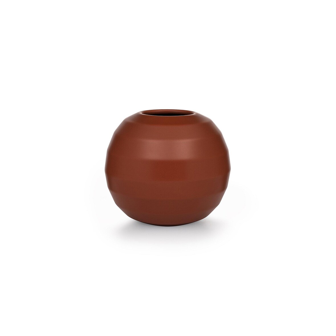 MARKSLÖJD OMFAMNA Vase 14x16cm Rostrot