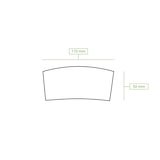 thumbnail of greenbox - Bechermanschetten aus Karton für 150 / 200 / 250 ml Pappbecher, braun, 100 St.