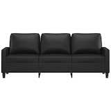thumbnail of vidaXL 3-Sitzer-Sofa Schwarz 180 cm Kunstleder