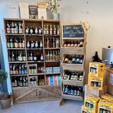 thumbnail of TRADIS Bierregal aus Massivholz mit 15 Fächern und 2 Türen (B 119 cm x H 195 cm)