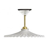 thumbnail of Suspension Porcelaine : Élégance Intemporelle avec Réflecteur Blanc et Douille E27