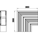 thumbnail of OBO Bettermann Flachwinkel GA-DF90210RW 6279620