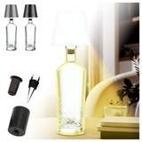 thumbnail of LED Flaschenlampe Bottle Light V2442 – Dimmbare Deko-Leuchte mit 3 Lichtfarben und TOUCH-Funktion für Innen & Außen weiß