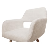 thumbnail of Décoshop26 -Silla de comedor tapizada con reposabrazos de tela chenilla color crema y patas de madera de haya 04_0009843