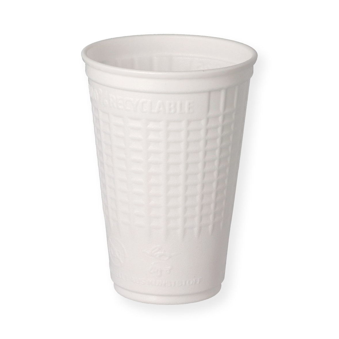 Nette 200 Glühweinbecher weiß mit Füllstrichen 0,2l und 0,25l