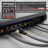 thumbnail of Primewire Flachbandpatchkabel CAT 8 - Gigabit Ethernet LAN Kabel - 40 Gbit/s - S/FTP PIMF Schirmung - Netzwerkkabel - 15m