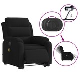 thumbnail of vidaXL Massagesessel mit Aufstehhilfe Elektrisch Schwarz Samt