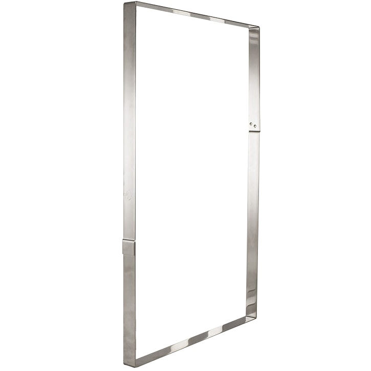 Matfer Rechteckiger Edelstahlrahmen für Mousse, extrastark, 49,6x29x4,5 cm für Platte GN 1/1 (371009)