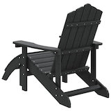 thumbnail of vidaXL Adirondack-Gartenstuhl mit Fußteil HDPE Anthrazit