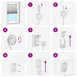 thumbnail of vidaXL Plissee Anthrazit 40x150 cm Stoffbreite 39,4 cm Polyester