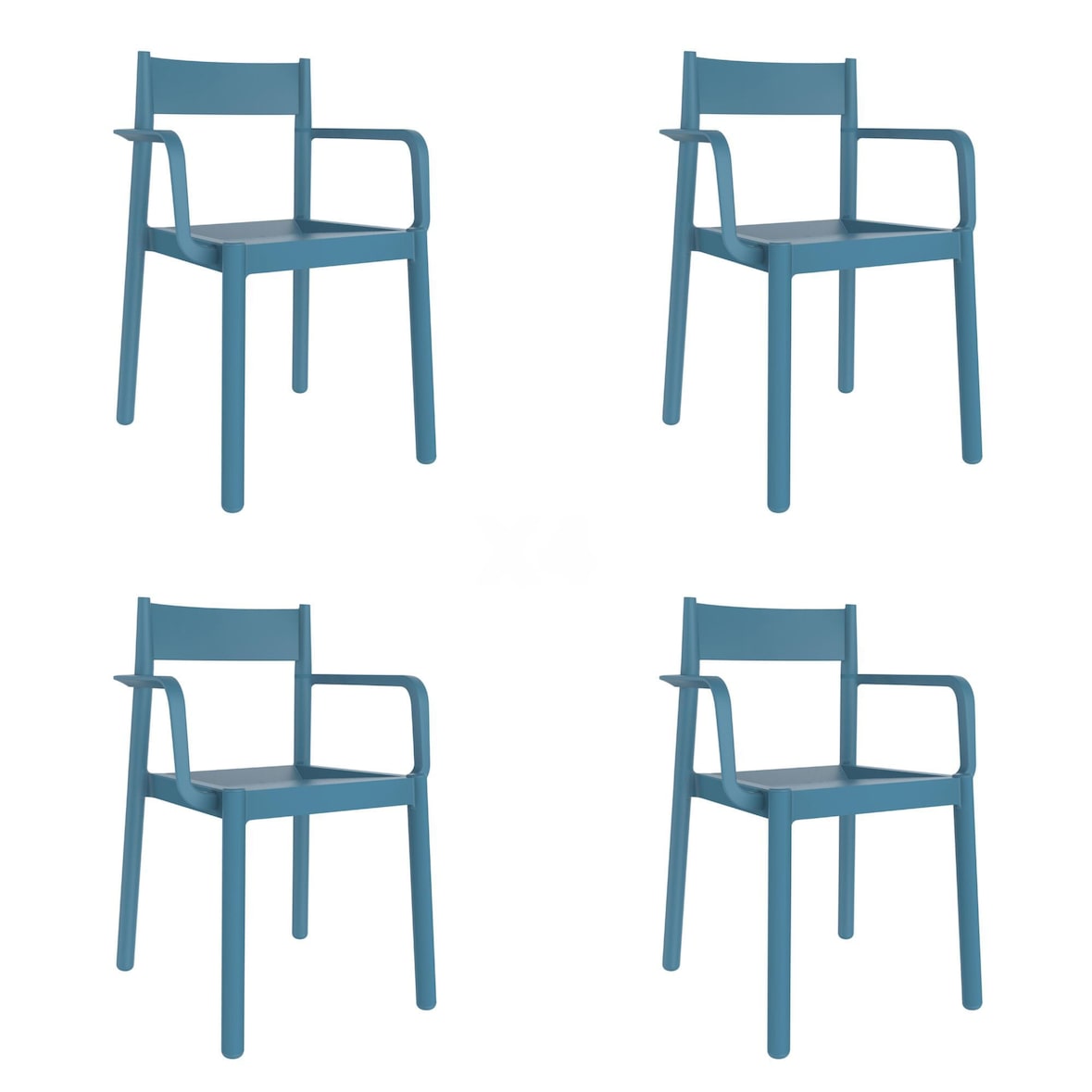 garbar DANNA Poltrona Interior, Exterior Set 4 Azul Antigo