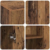 thumbnail of vidaXL Büroschrank mit Regal Altholz 60 x 32 x 77.5 Holzwerkstoff