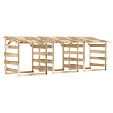 thumbnail of Pergolas avec toits 3 pcs 100x90x100 cm Bois de pin imprégné Modèle Vega Executive Advance