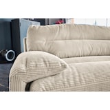 thumbnail of KAWOLA Sofa CINE XXL-Sofa 3-Sitzer Cord cremeweiß