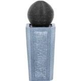 thumbnail of hillvert Solar Gartenbrunnen - Kugel auf Säule - LED-Beleuchtung