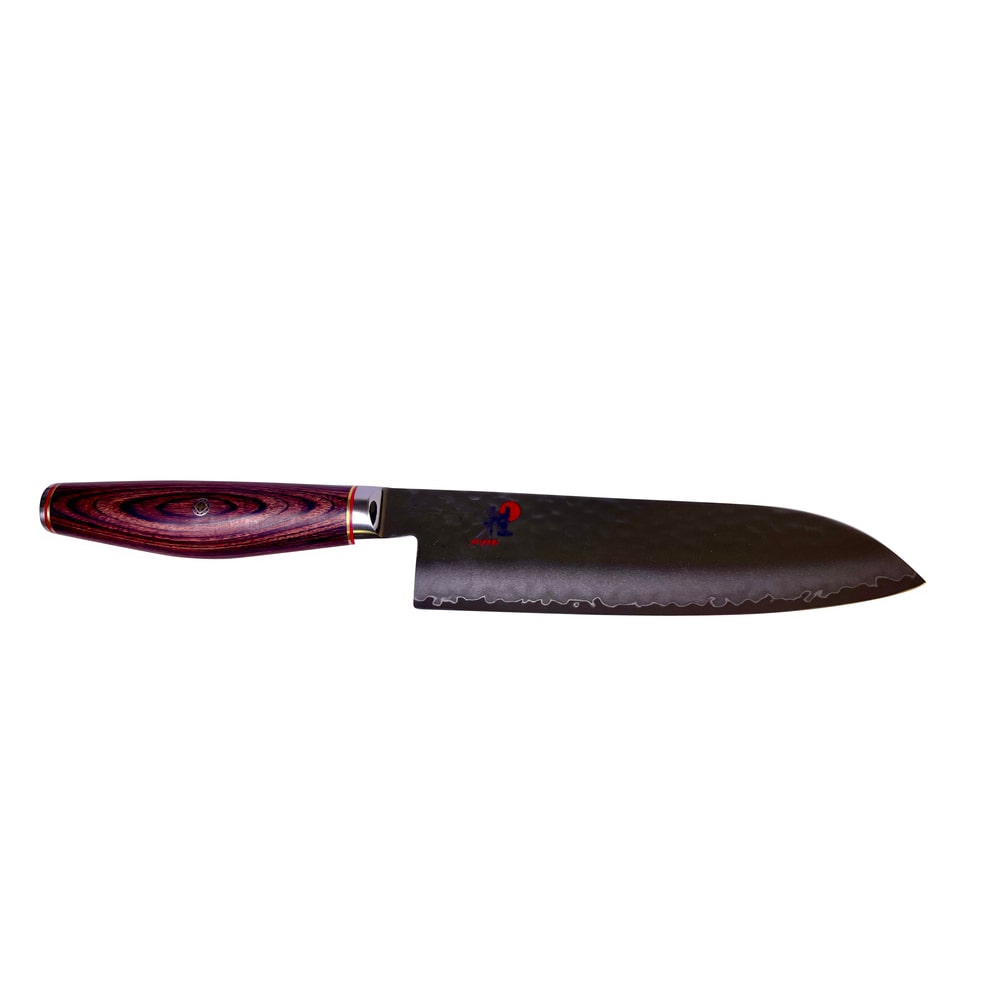 Zwilling MIYABI Santoku Kochmesser, Stahl, 180 mm, silber / braun, 34074-181-0