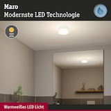 thumbnail of Paulmann Plafonnier LED Maro  IP44  3000K 430lm 230V 6,8W  Blanc 71081