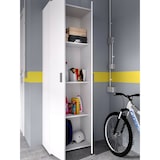 thumbnail of Dmora Armadio multiuso Serro, Mobile multifunzione portascarpe, Guardaroba a 2 ante, 61x35h190 cm, Bianco