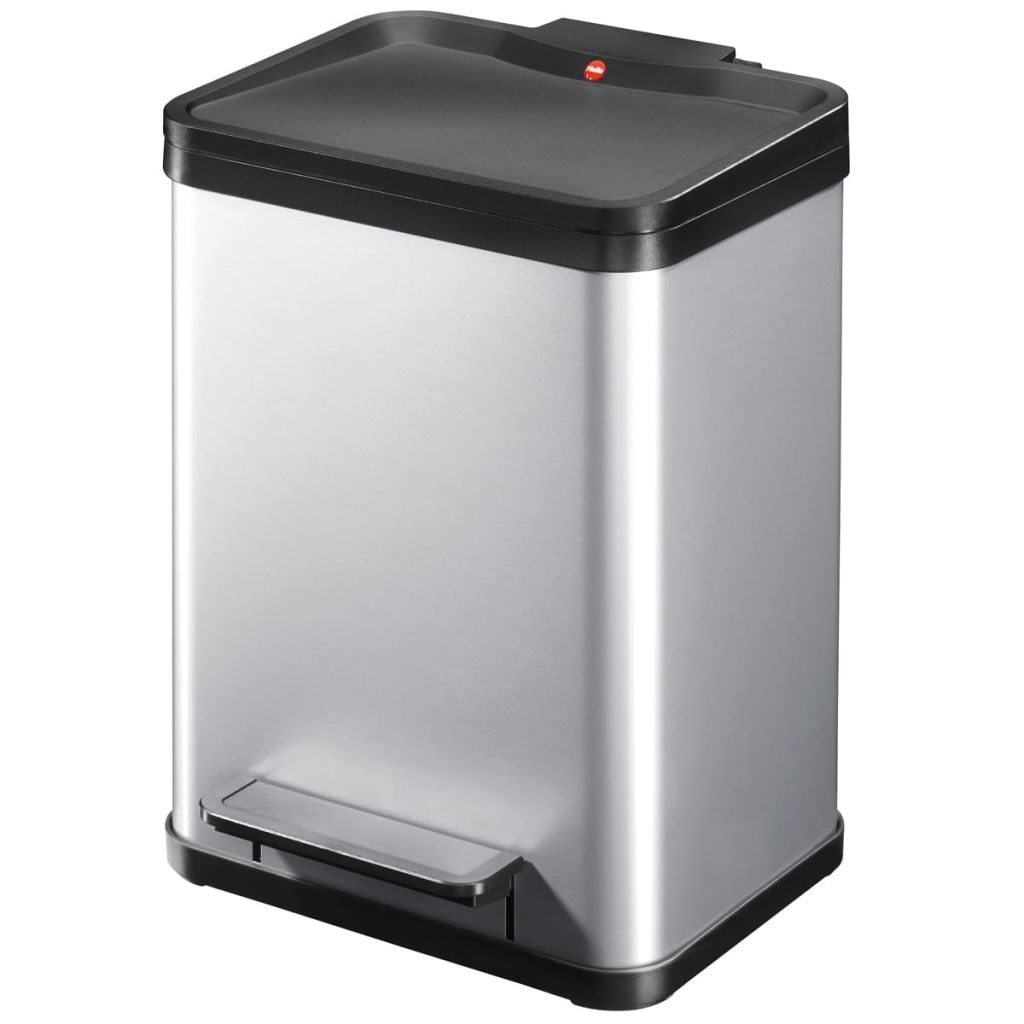 Hailo Tretmülleimer Oko Uno Plus Größe M 17 L Silber 0619-220