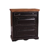 thumbnail of SIT Möbel Schoenenkast mangohout | L 85 x B 40 x H 90 cm | zwart / donkerbruin | 05862-11 | Serie Corsica